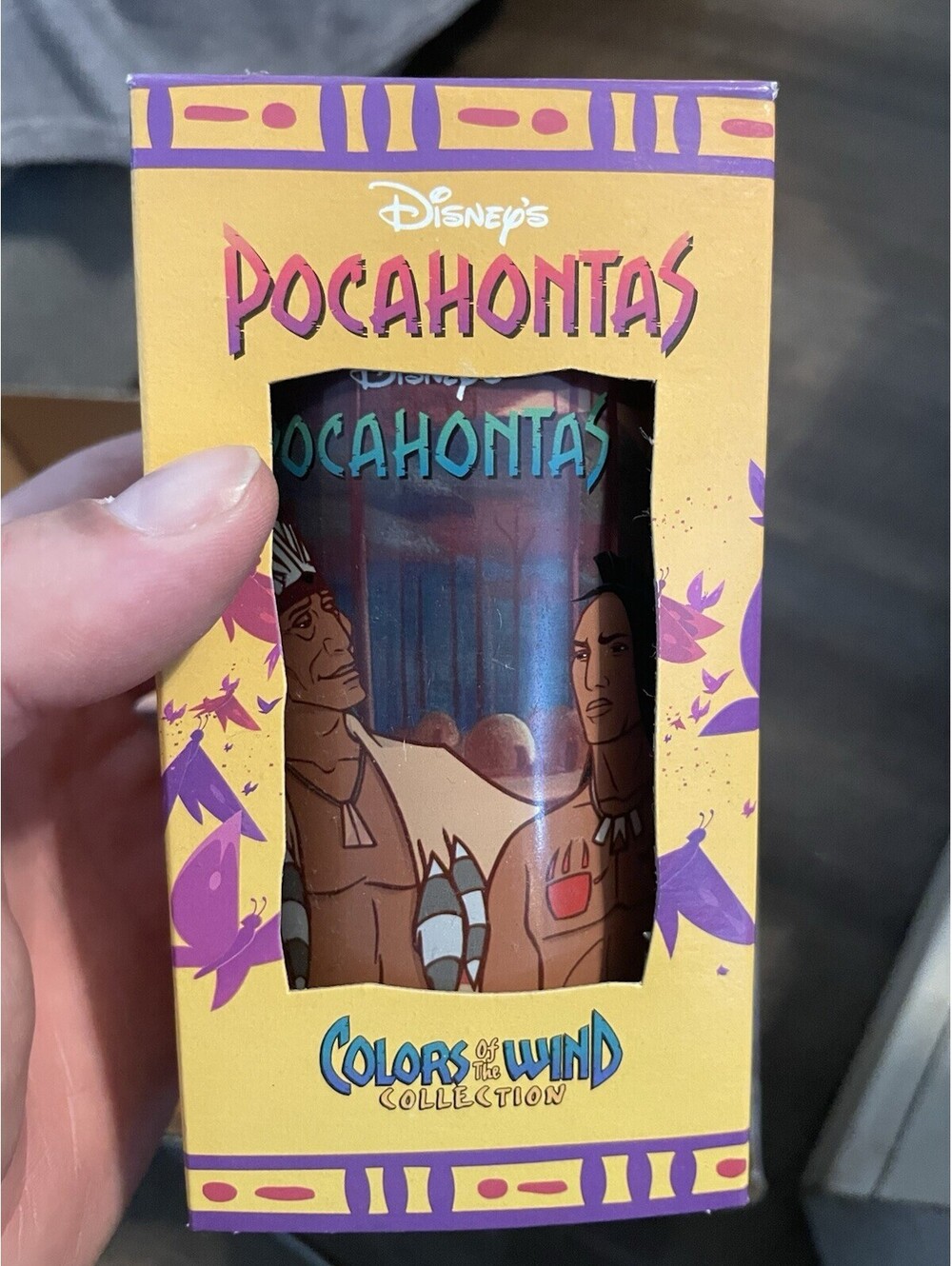 Burger King Disney Pocahontas Collectible Powhatan & Kocoum Colors of the Wind